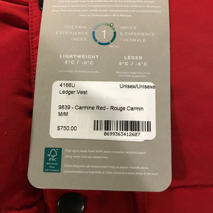 Canada Goose Ledger Vest - Carmine Red
