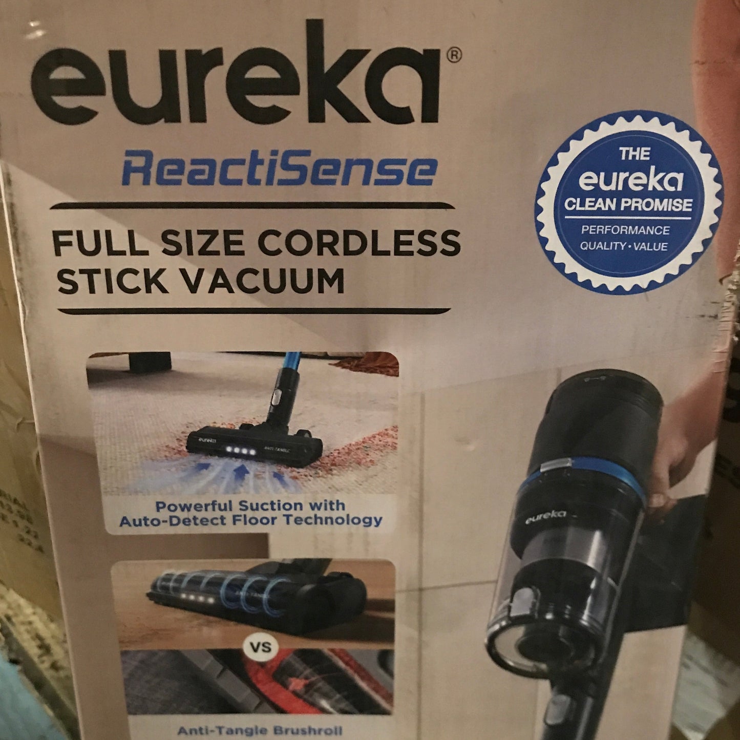 Eureka NEC450BLC ReactiSense 450 Cordless Stick Vacuum