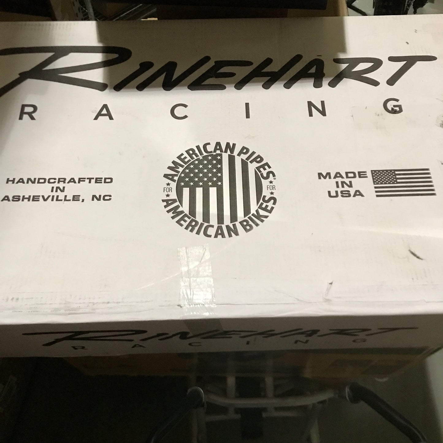 Rinehart Racing 100-0452 17-18 FL Slimline Duals Header Kit Chrome - PICK UP ONLY