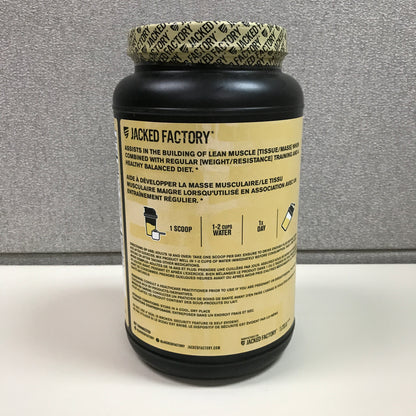 Jacked Factory Authentic Whey Muscle Building Protein Powder - Vanilla
