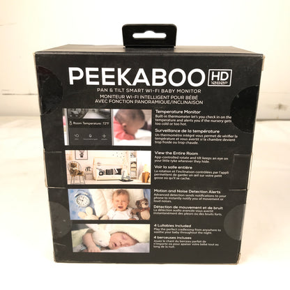 Geeni Peekaboo HD 1080P Pan & Tilt Smart Wi-Fi Security Baby Monitor