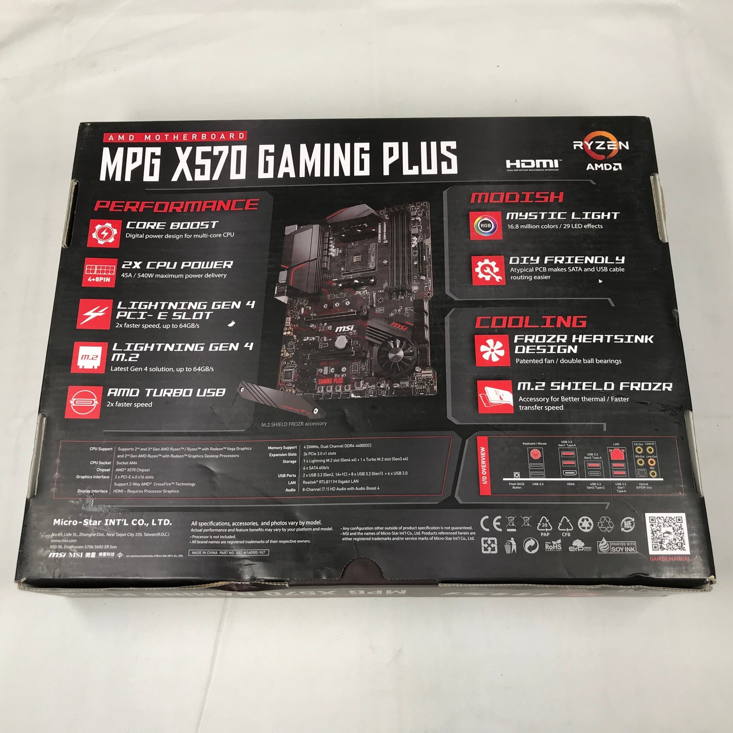 MSi MPG X570 Gaming Plus AMD Motherboard