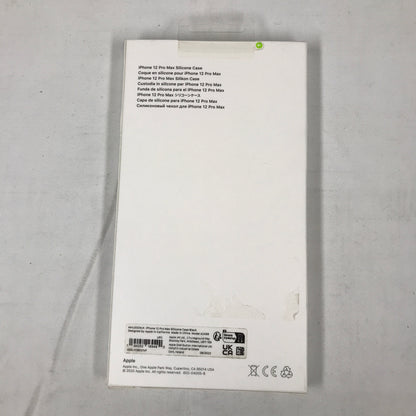 Apple iPhone 12 Pro Max Silicone Case with MagSafe - Black