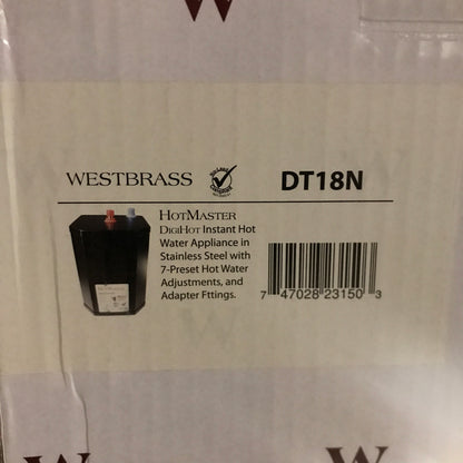 Westbrass DT18N HotMaster DigiHot Digital Instant Hot Water Tank System