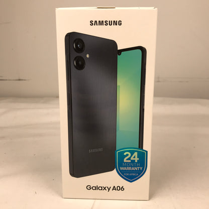 Samsung Galaxy A06 4G LTE (64GB + 4GB) 6.7" Dual Sim Phone - Black