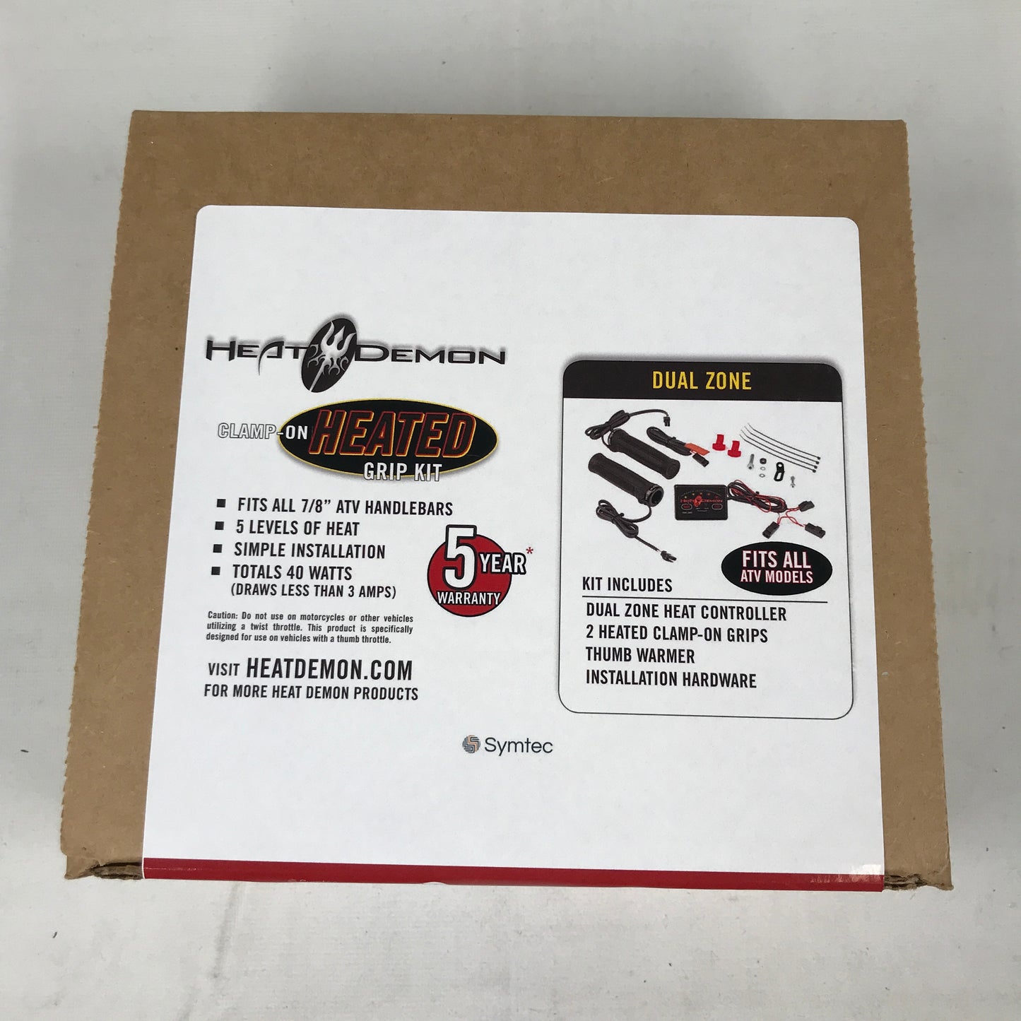 Heat Demon ATV/Snow Clamp-On Heated Grip Kit