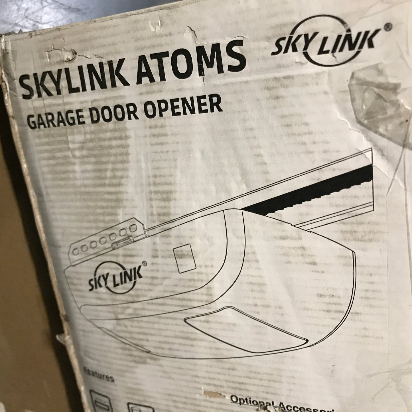 Skylink 1-1/4 HP Smart Garage Door Opener with Heavy-Duty DC Motor and Quiet Belt Drive