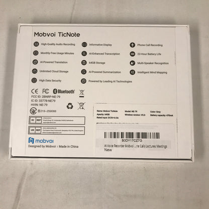 TicNote Mobvoi AI Voice Recorder with MagSafe Case