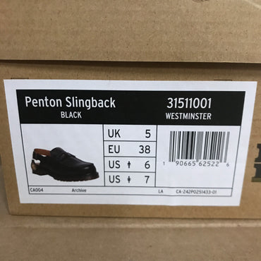 Dr. Martens Penton Slingback Loafer Westminster - Black
