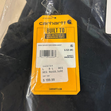 Carhartt Women's Iconic Washed Duck Sierra Jacket - Black