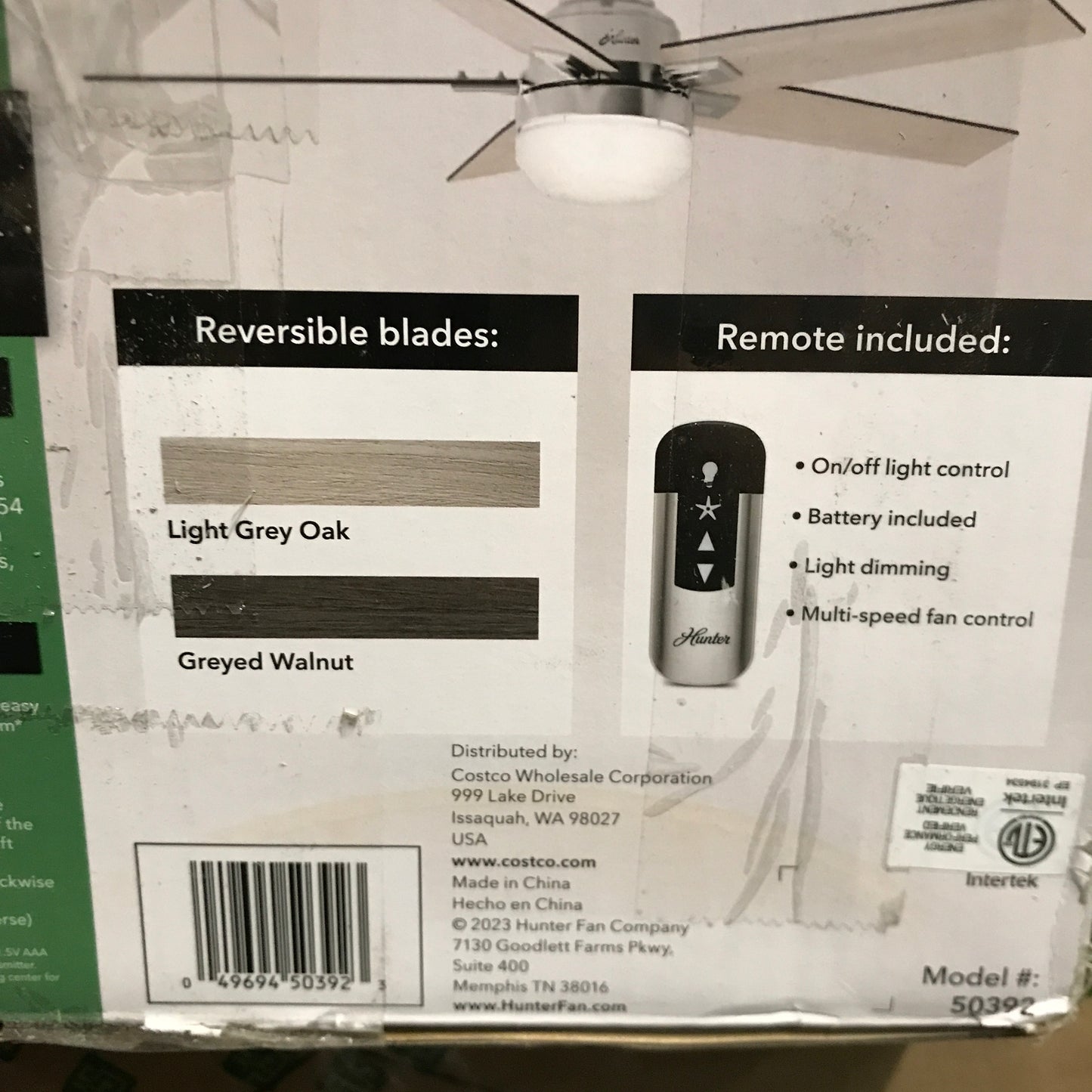 Hunter Apex II 52" 5 Blade LED Indoor Ceiling Fan