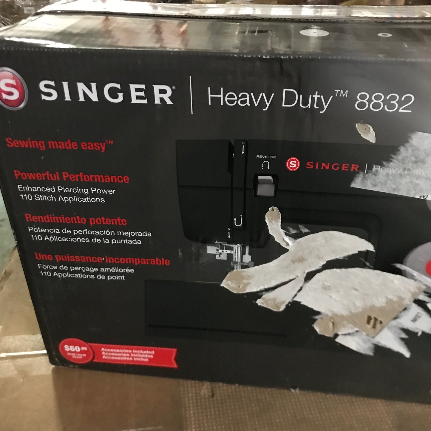 SINGER Heavy Duty 8832 Black Sewing Machine