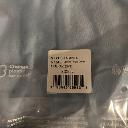 Frank & Eileen Lauren Polo Dress - Dive Blue