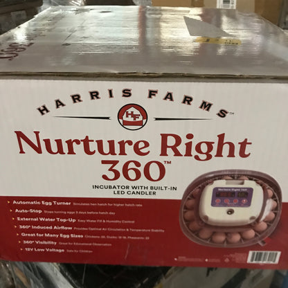Harris Farms Nurture Right Egg Incubator for Hatching Chicks