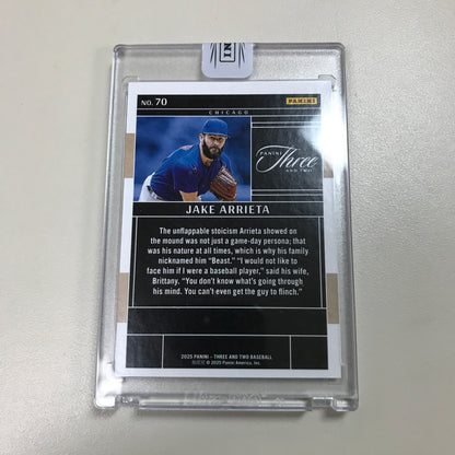 Panini Three and Two #70 - Jake Arrieta 09/25