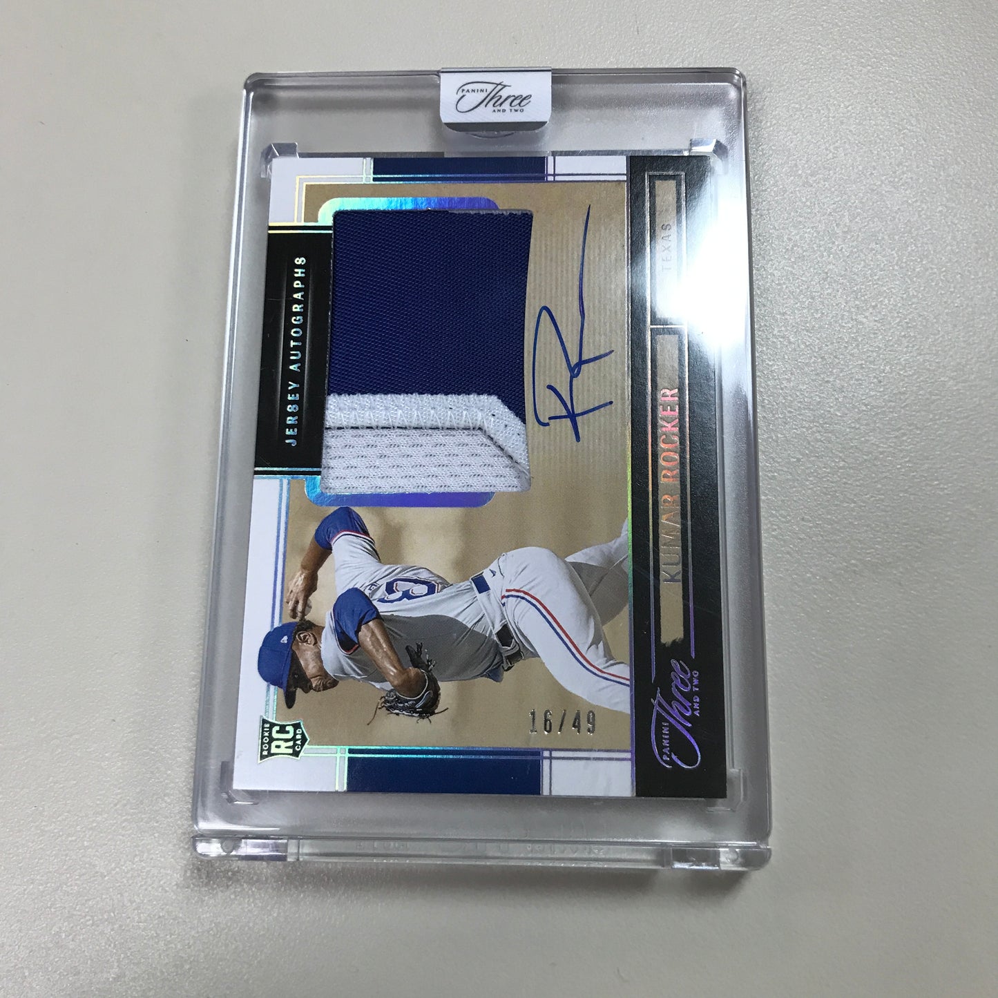 Panini Three and Two #JK-KR - Kumar Rocker 16/49