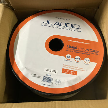 JL Audio White Multifunction Cable 250 FT (XM-WHTMFC-250)