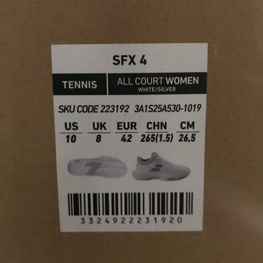 Babolat SFX 4 All Court Women's Tennis Shoes - White / Silver