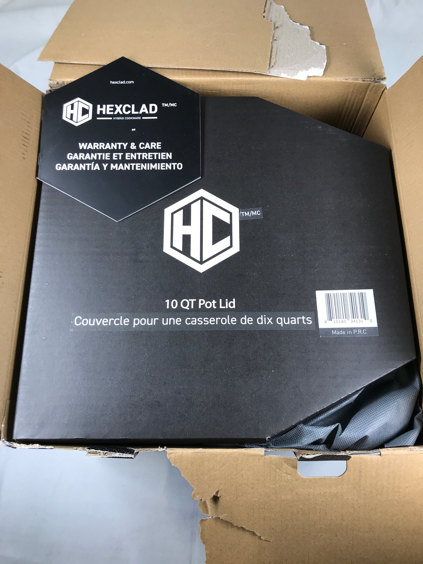 HEXCLAD 10QT Hybrid Stock Pot with Lid (9.5 L)