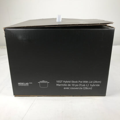 HEXCLAD 10QT Hybrid Stock Pot with Lid (9.5 L)