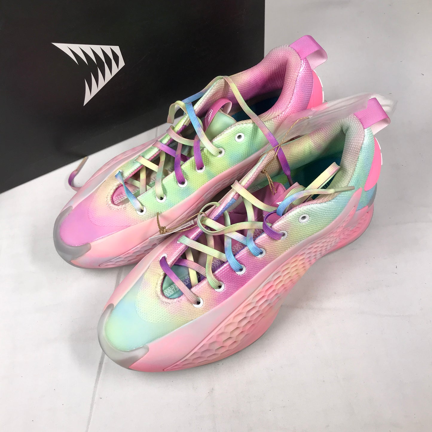 Adidas Anthony Edwards 1 Low Cloud White / Acid Orange - Bliss Pink