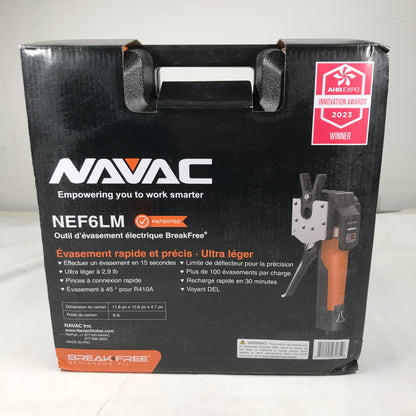 NAVAC BreakFree Power Flaring Tool - NEF6LM