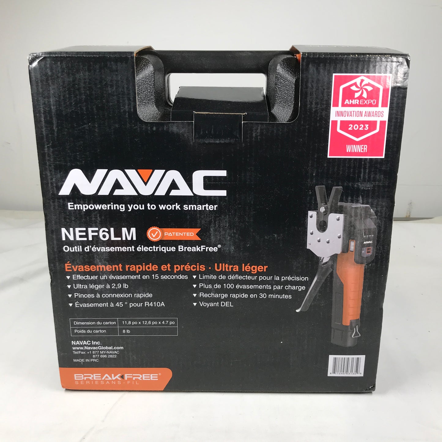 NAVAC BreakFree Power Flaring Tool - NEF6LM