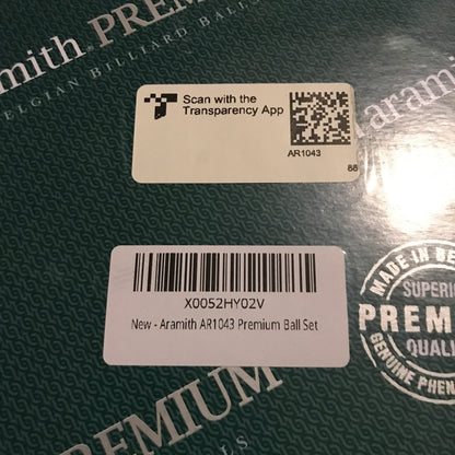 Aramith AR1043 Premium Ball Set for Billiards