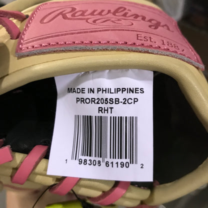 Rawlings 11.75" Pink Lemonade Heart of the Hide R2G Series Fastpitch Glove