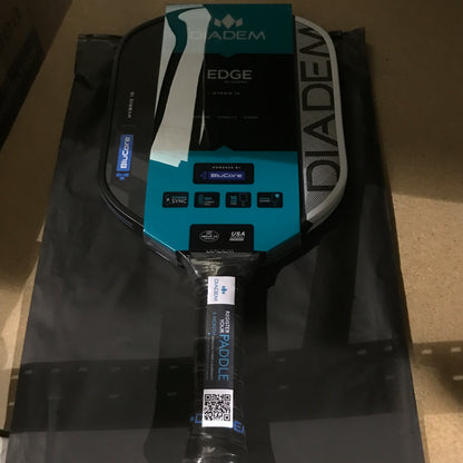 Diadem Edge BluCore Hybrid 16 Pickleball Paddle - Black 8.03oz