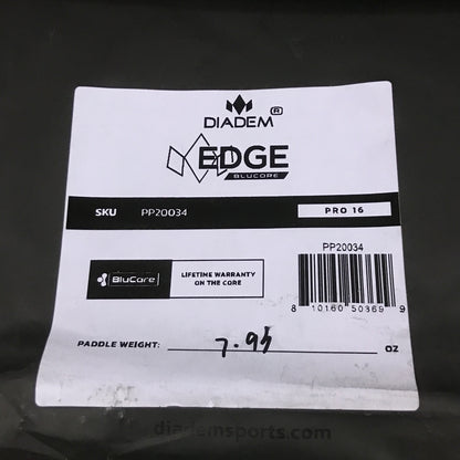 Diadem Edge BluCore Pro 16 Pickleball Paddle - Blue 7.93oz
