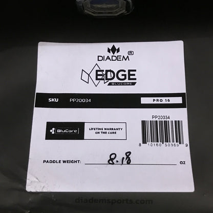 Diadem Edge BluCore Pro 16 Pickleball Paddle - Blue 8.18oz