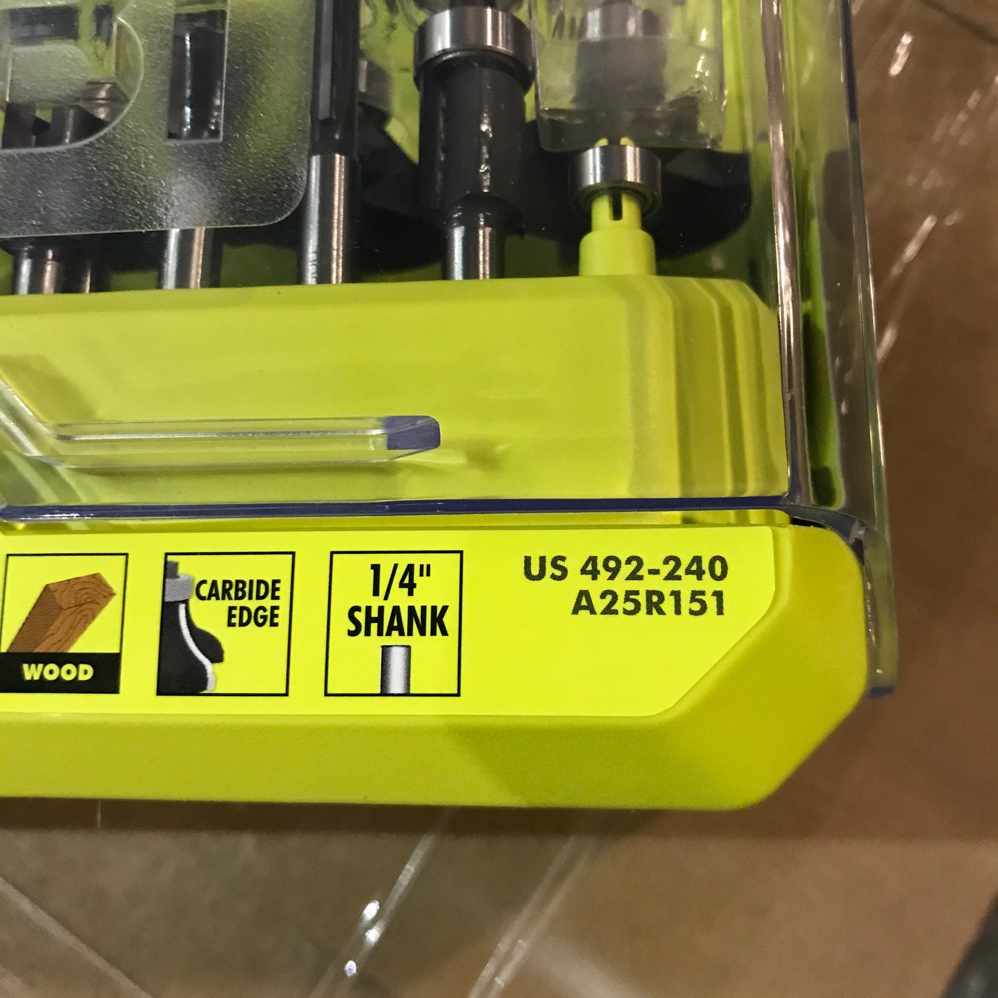 RYOBI Shank Carbide Router Bit Set (15-Piece)