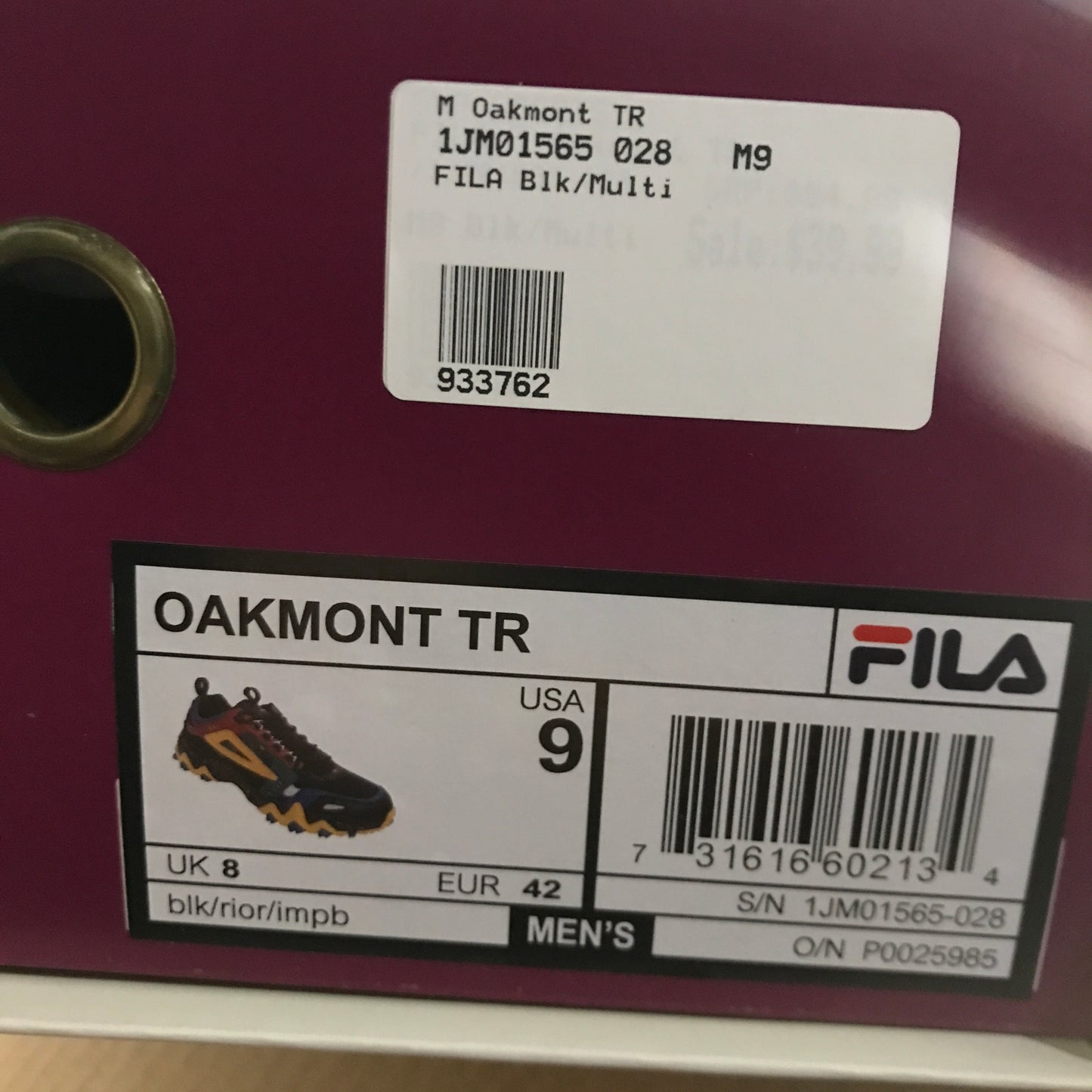 FILA Men's Oakmont TR Shoes