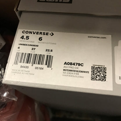Converse AS-1 Pro Low Top Shoes - White / Winter Bloom
