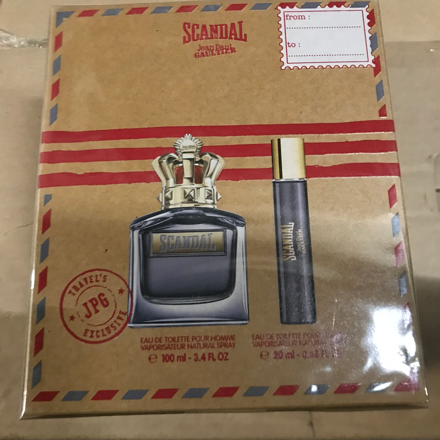 Jean Paul Gaultier Scandal 2 Piece Gift Set Eau de Toilette for Men
