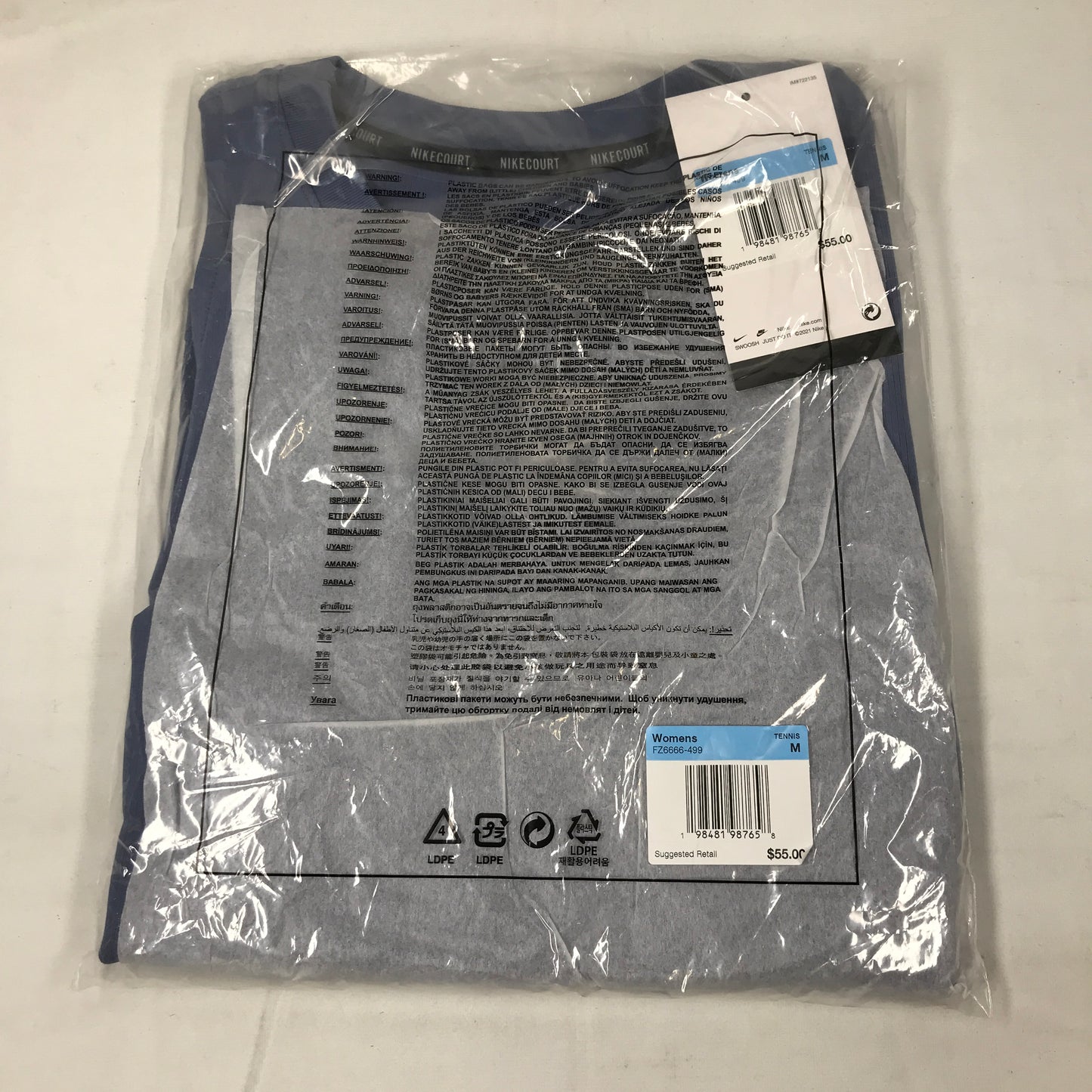 NikeCourt Advantage Women's Tank Top - Blue