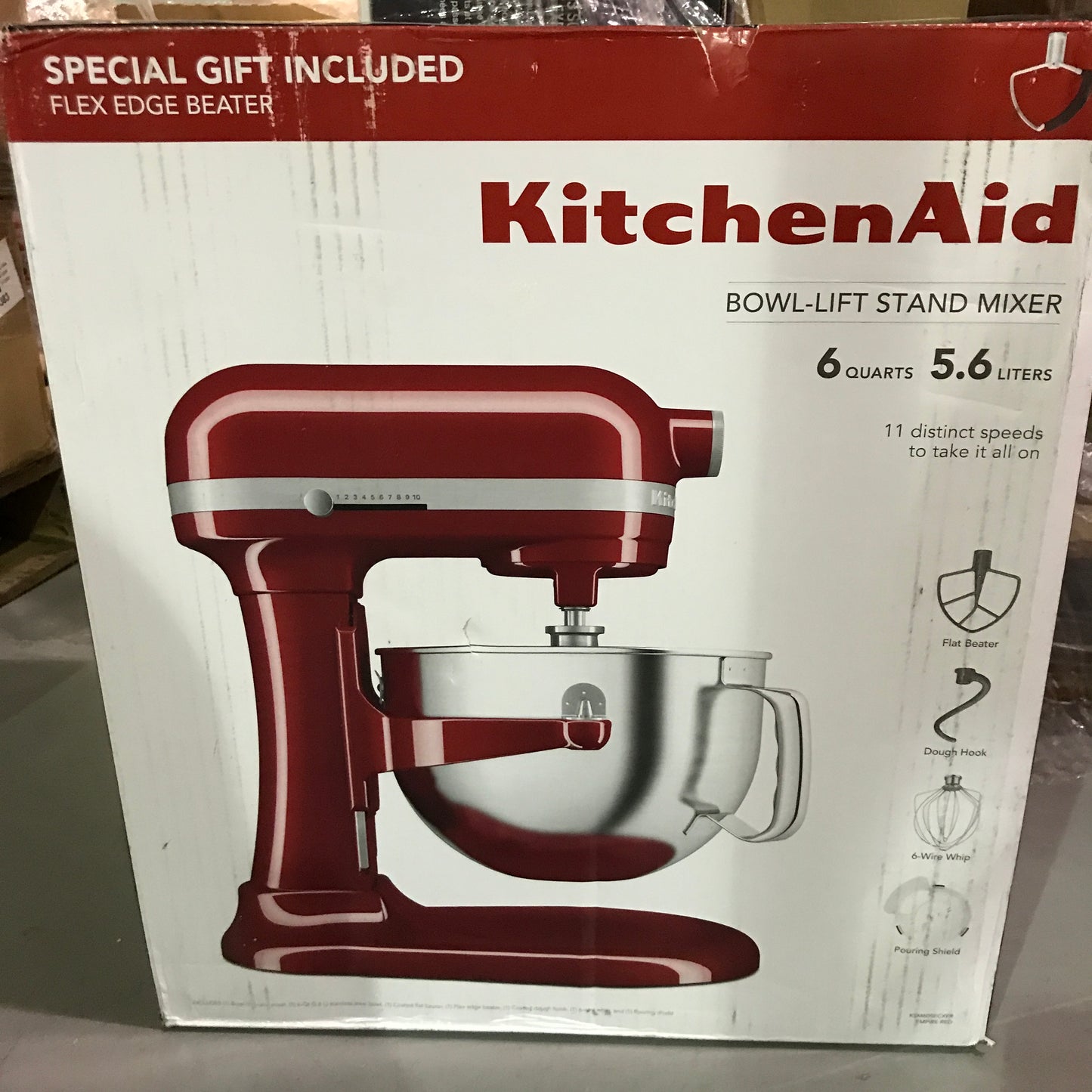 KitchenAid 6 Quart Bowl-Lift Stand Mixer with Attachments