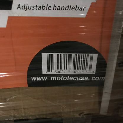 MotoTec 105cc 3.5HP Gas Powered Mini Bike - PICK UP ONLY