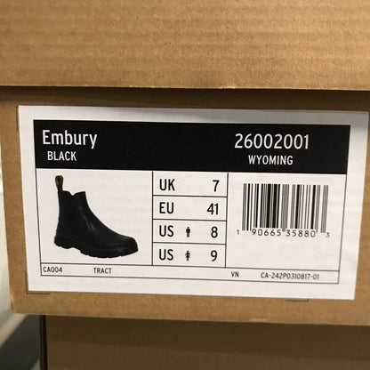 Dr. Martens Embury Leather Casual Chealsea Boots - Black
