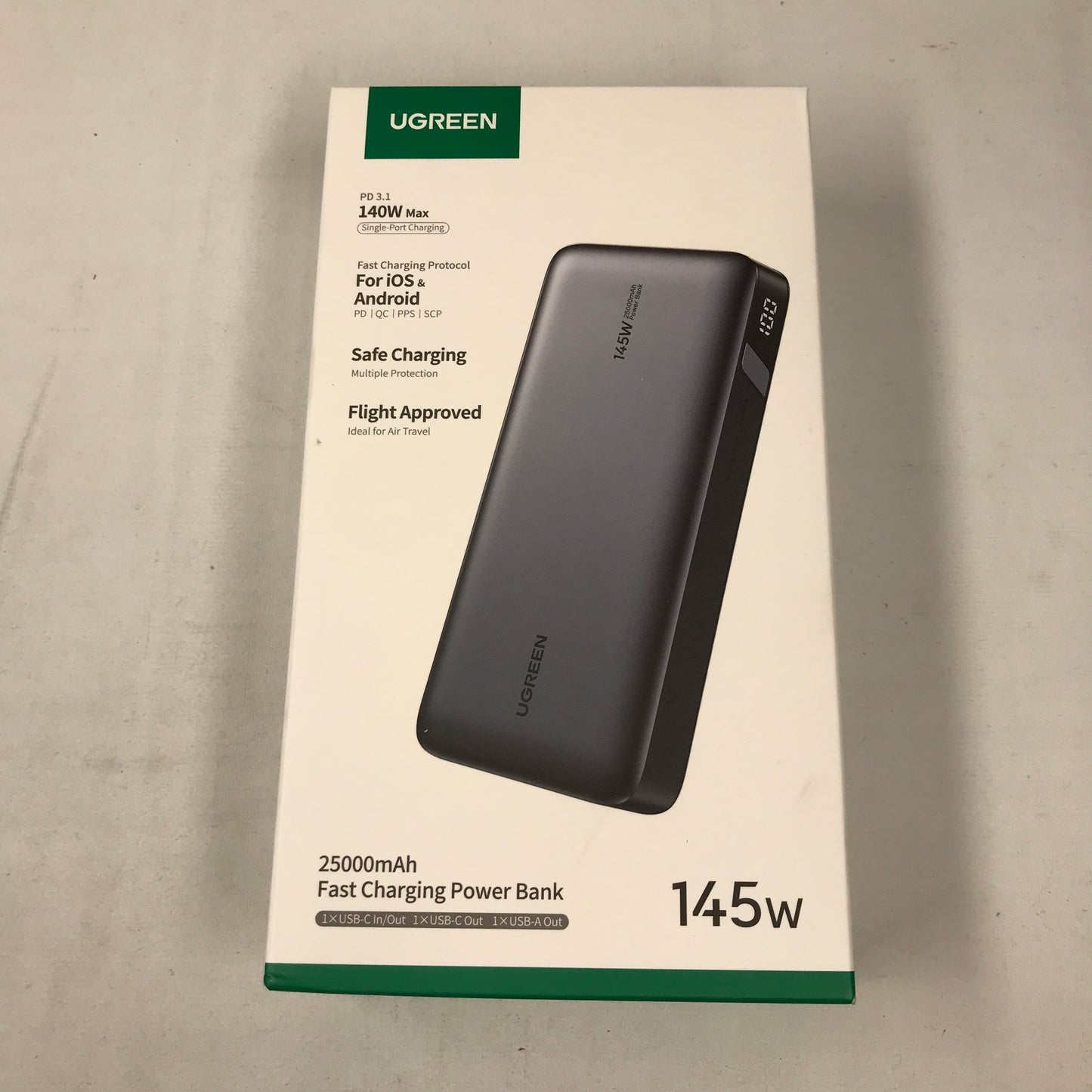 UGREEN 25000mAh Fast Charging Power Bank 145W
