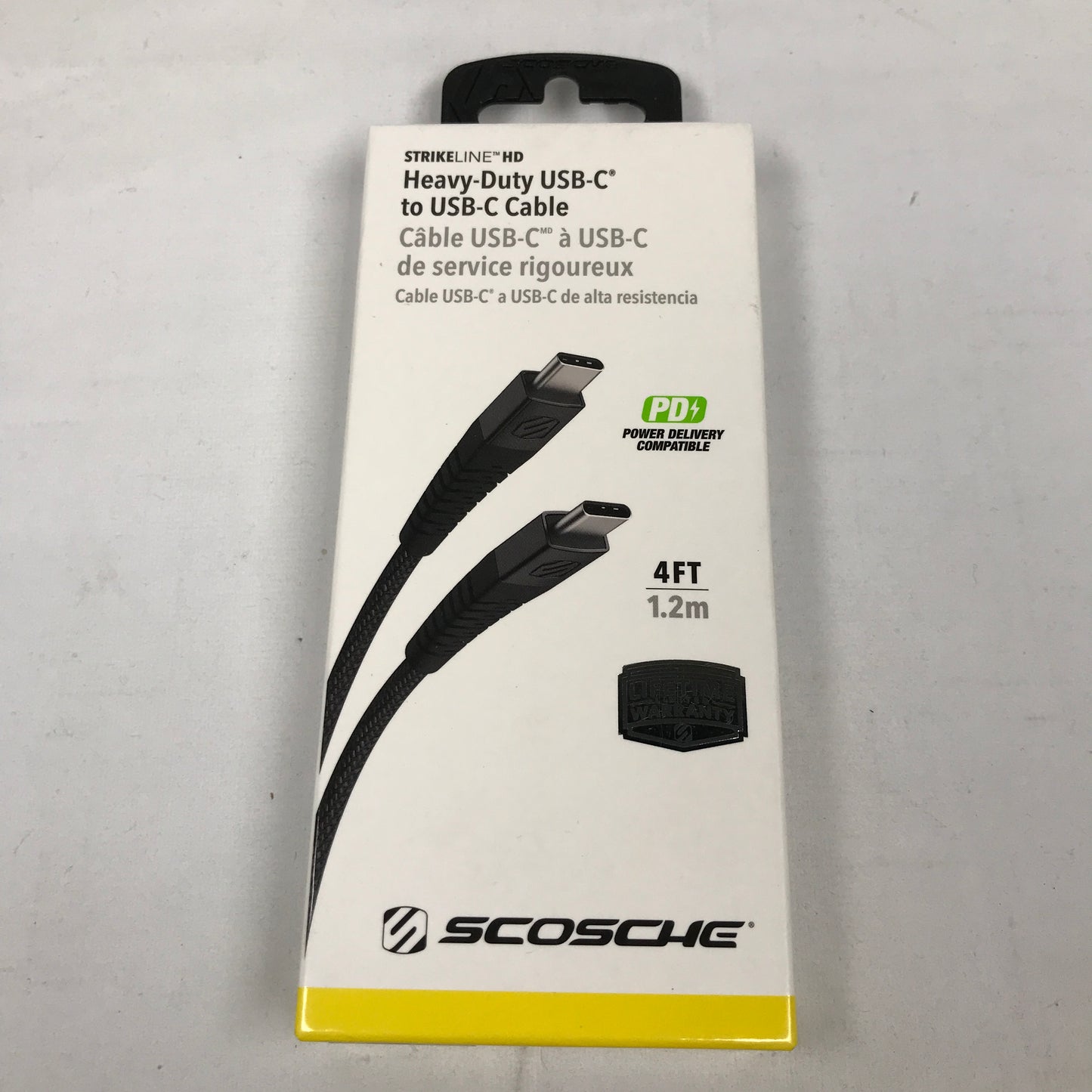 Scosche Strikeline Heavy Duty USB-C to USB-C Cable