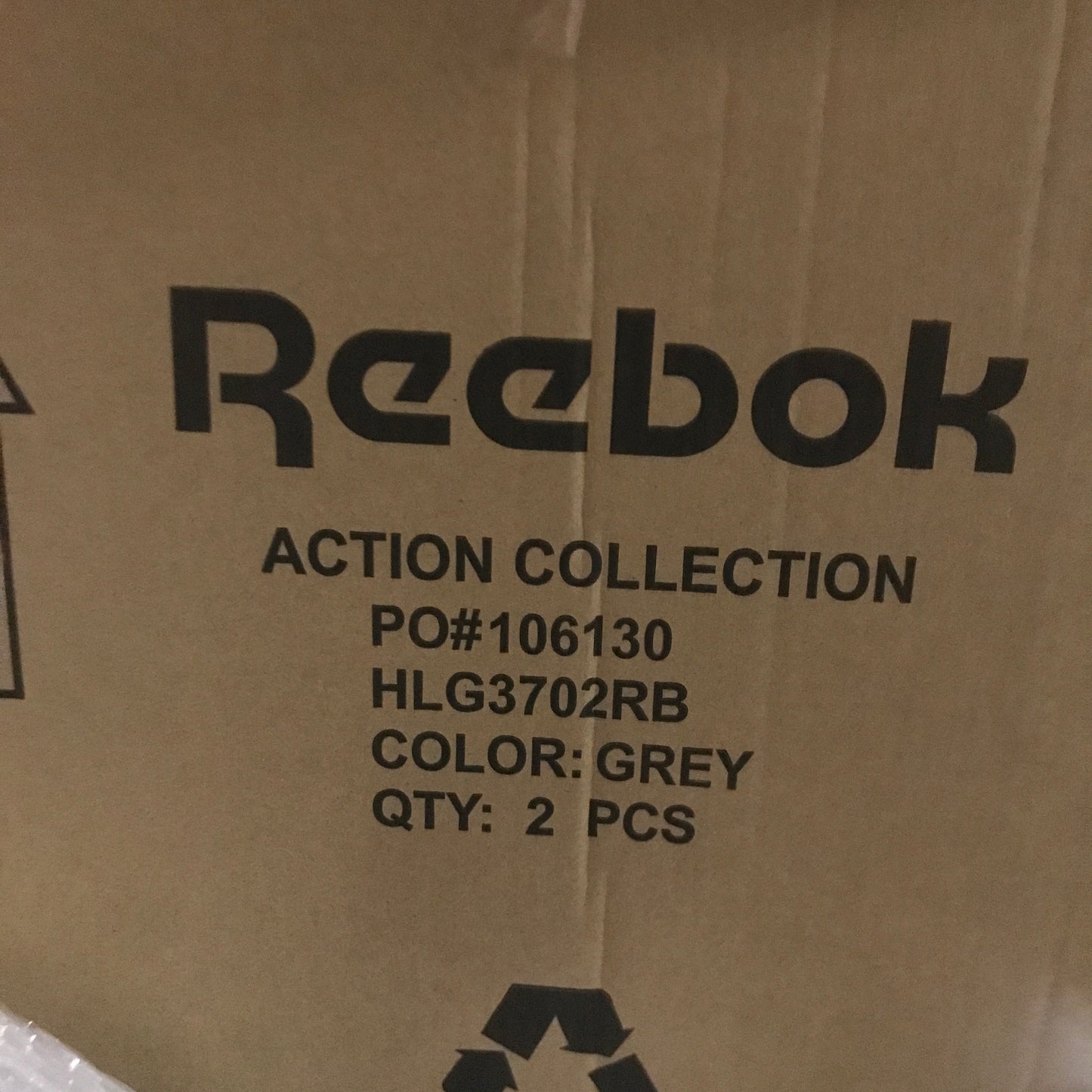 Reebok Action Duo 2 Piece Luggage Set - Grey