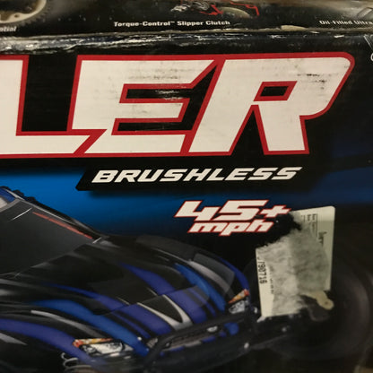 Traxxas 110 Rustler 2WD BL-2s Brushless 2WD Stadium Truck - Blue