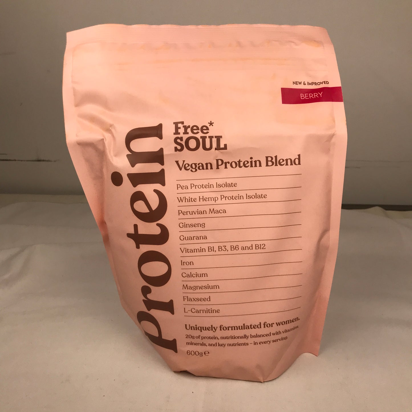 Freesoul Vegan Protein Blend - Berry 600g