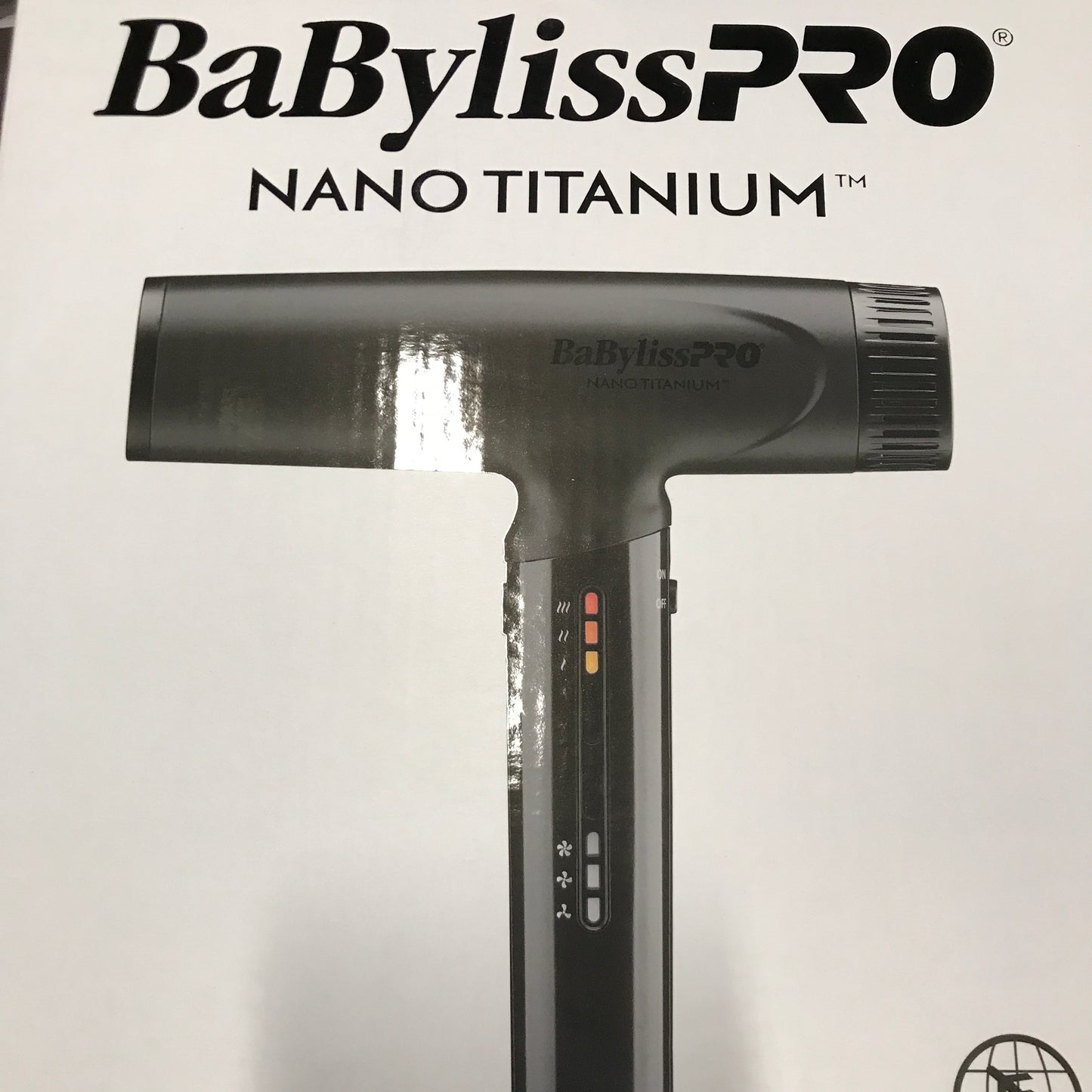 BaBylissPRO Nano Titanium High-Speed Nano Light Hairdryer -Matte Black
