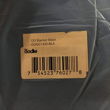 The Oodie Black Sherpa Blanket