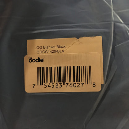 The Oodie Black Sherpa Blanket