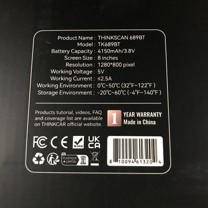 ThinkCar ThinkScan 689BT Automotive Diagnostic Tool