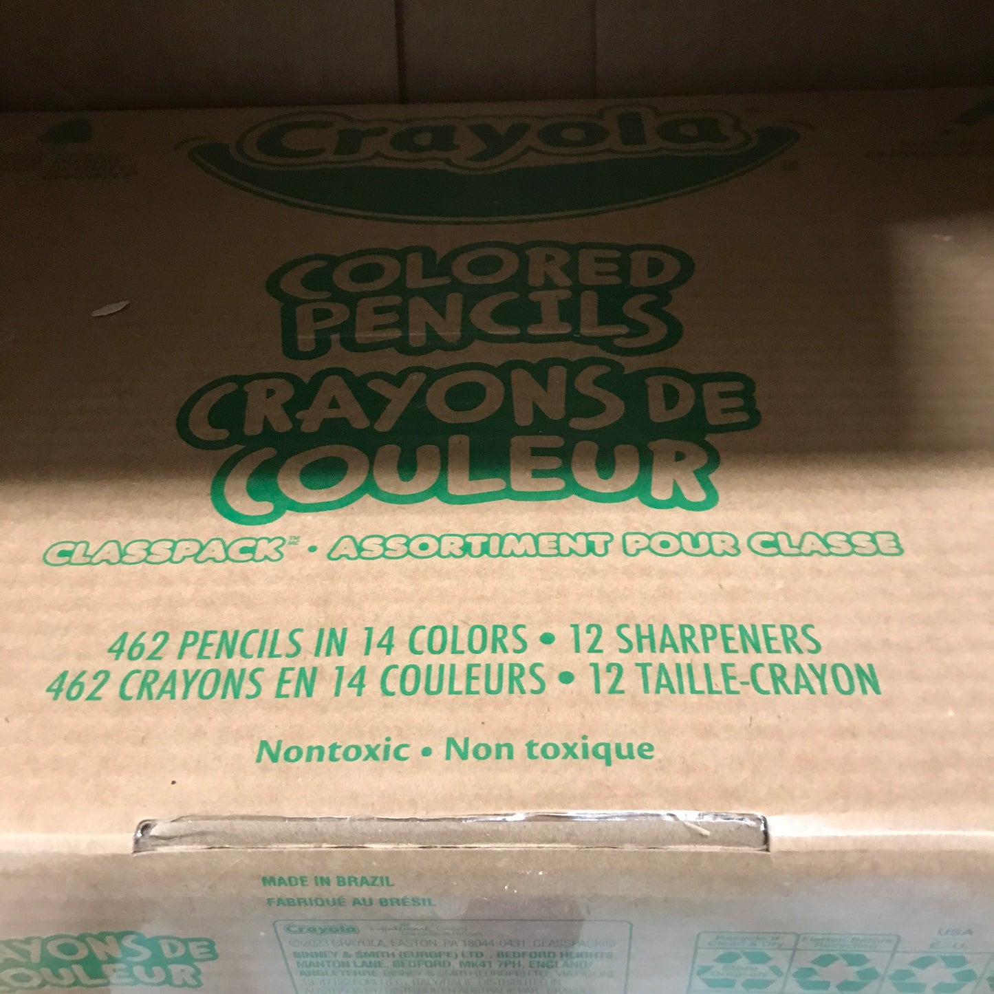 Crayola Coloured Pencils Classpack, 462 Count